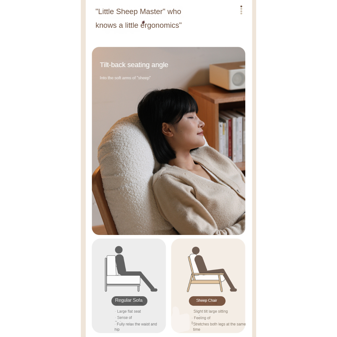 Oak Solid Wood Modern Simple Chair