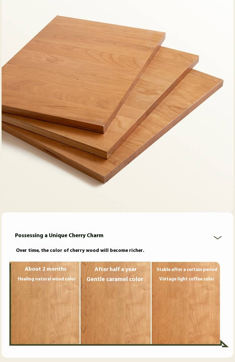 Cherry Solid Wood Middle Ancient Style Bookcase