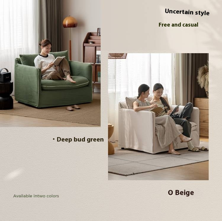 Fabric Wabi Sabi Style Washable Armchair