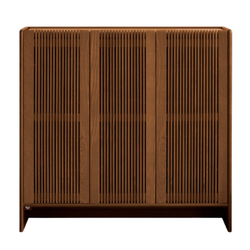 Ash, Oak Solid Wood Rock Top Shoe Cabinet