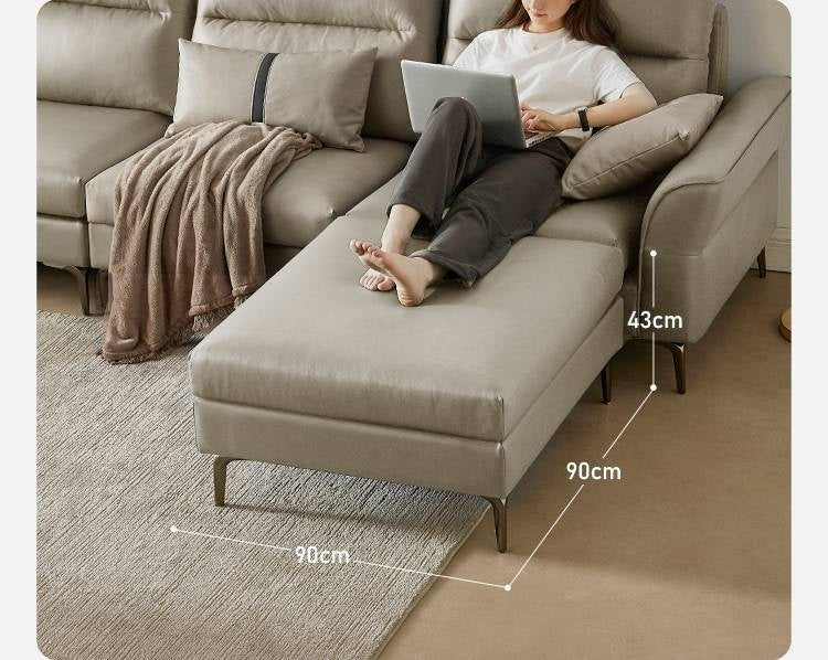 Fabric Soft Footstool Modern And Simple  Footrest-