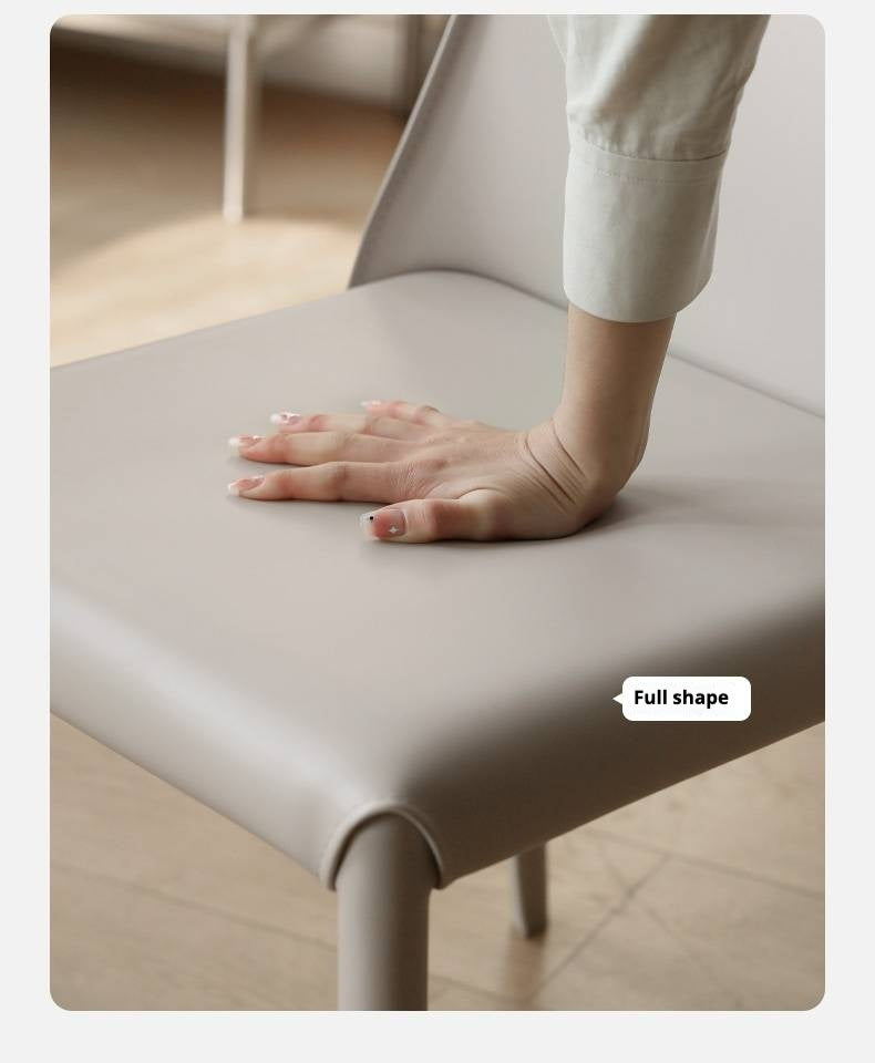 Set pcs 4 Leather Soft Nordic Style Dining Chair