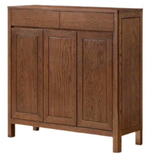 Ash Solid Wood Large Capacity Shoe Cabinet