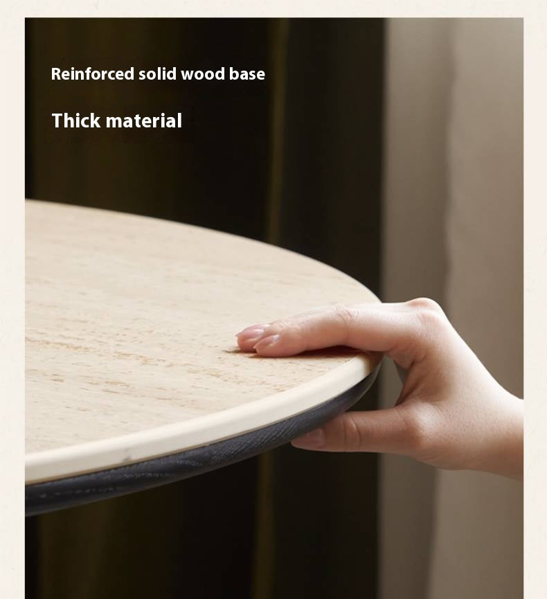 Oak Solid Wood Bauhaus Rock Plate Dining Table