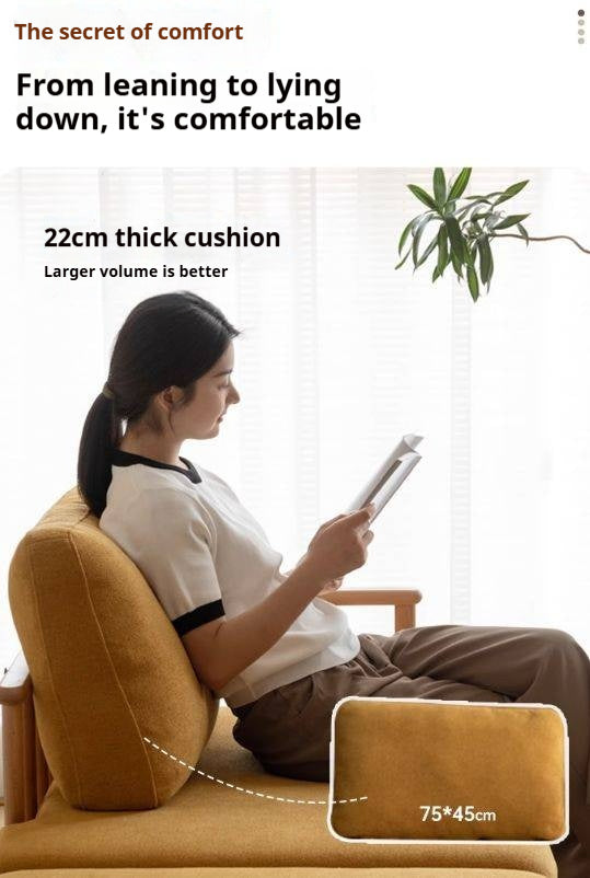 Beech Solid Wood Fabric Sofa Free Combination