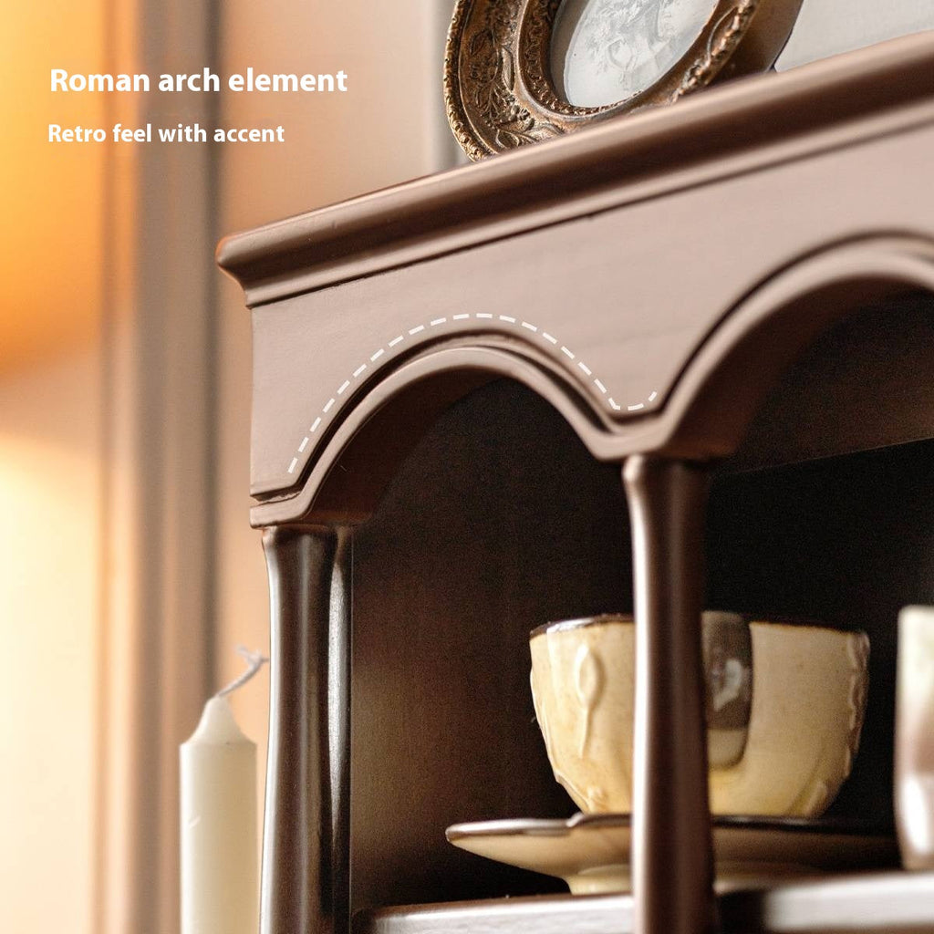 Poplar Solid Wood American Retro Side Cabinet