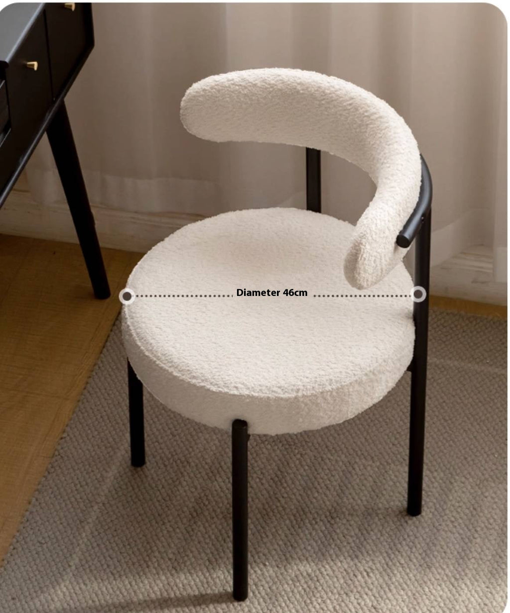 Fabric, Leather Bauhaus Style Chair