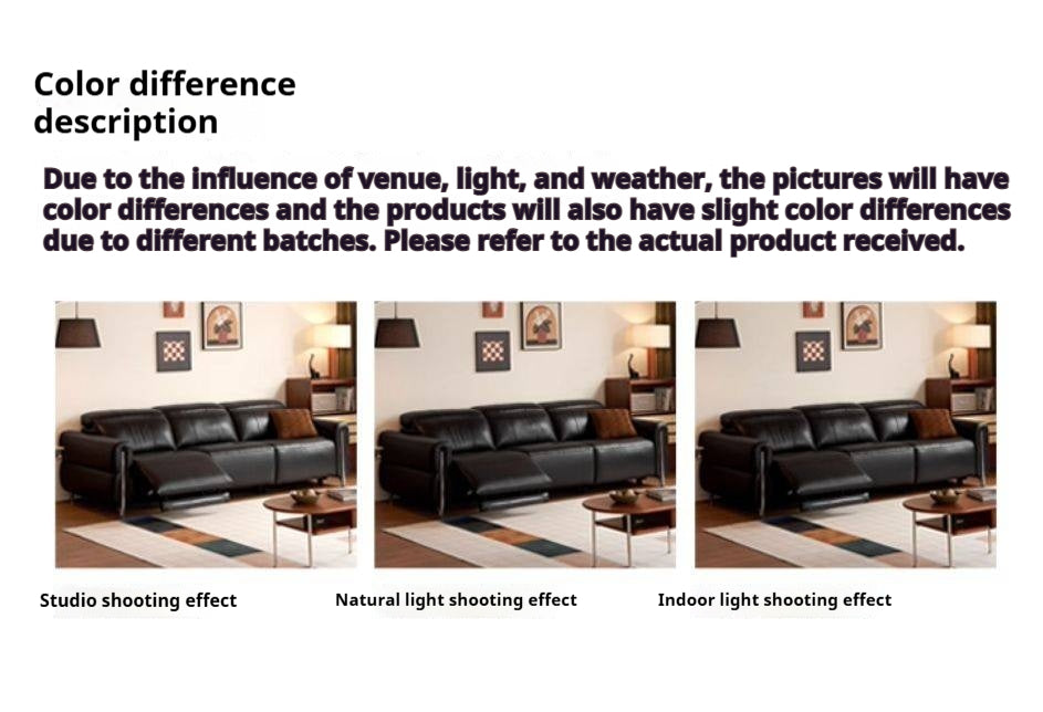 Leather Bauhaus Telescopic Function Sofa