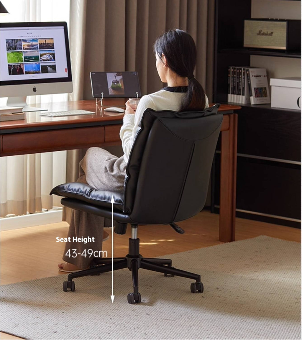 Leather Modern Simple Rotating Office Chair