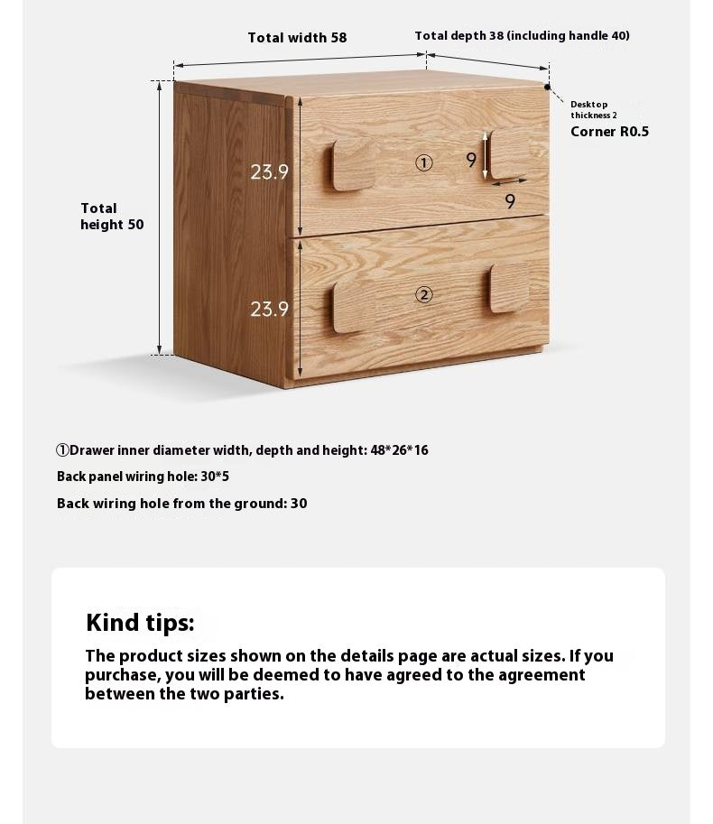 Oak, Ash Solid Wood Modern TV Stand