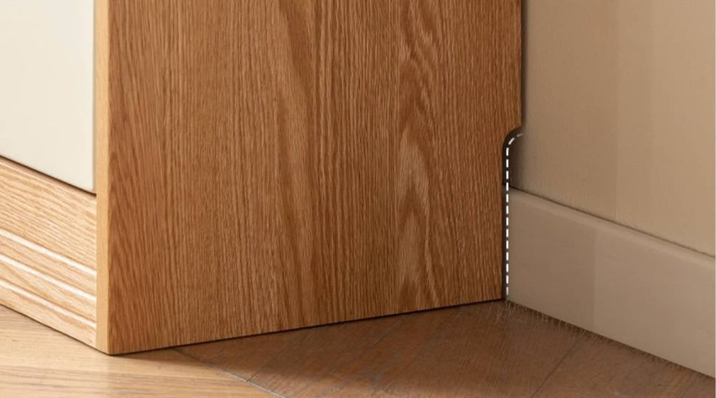 Oak Solid Wood Cream Style Bookcase