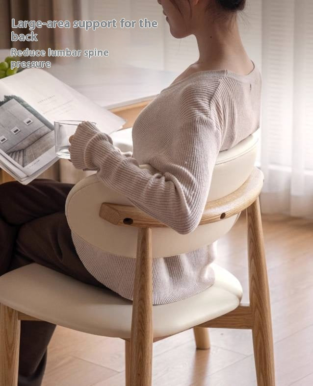 Set 4 pcs Ash Solid Wood Modern Soft Dining Chair