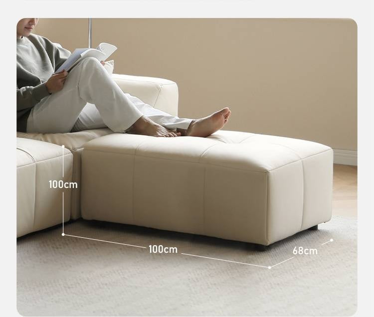 Fabric Soft Footstool Modern And Simple  Footrest-