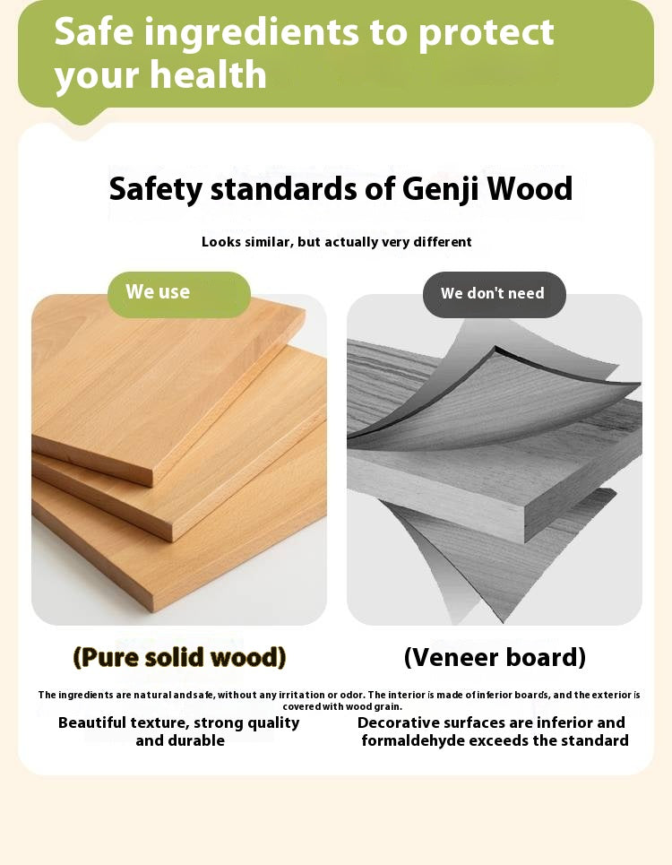 Beech Solid Wood Washable Kids Soft Chair