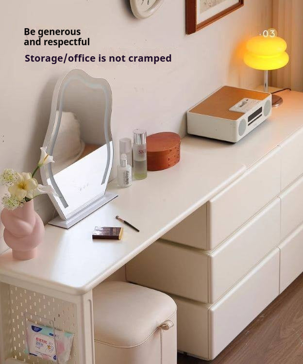 Solid Rubberwood Modern Dressing Table