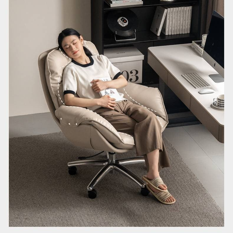 Leather Computer Soft Backrest Office Chair