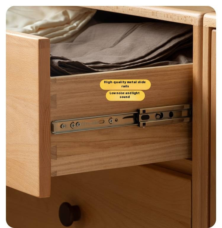 Beech Solid Wood Children's Bucket Cabinet