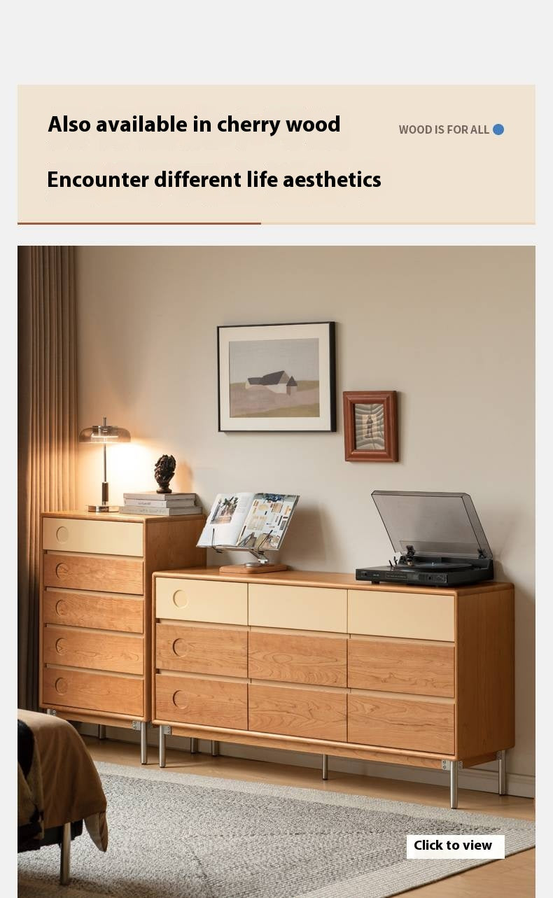 Poplar, Cherry Solid Wood Antique Style Drawer