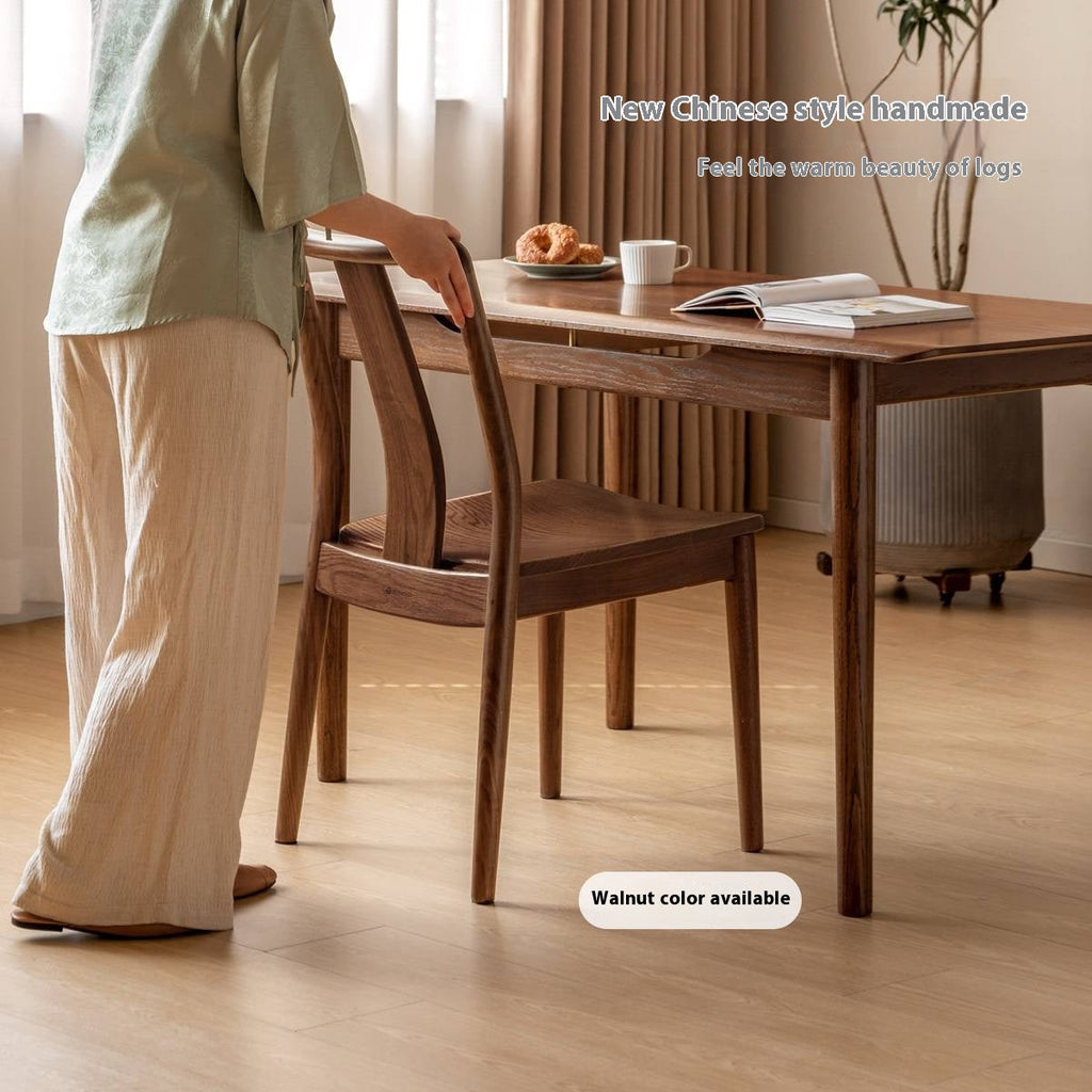 Oak Solid Wood New Chinese Style Dining Chair