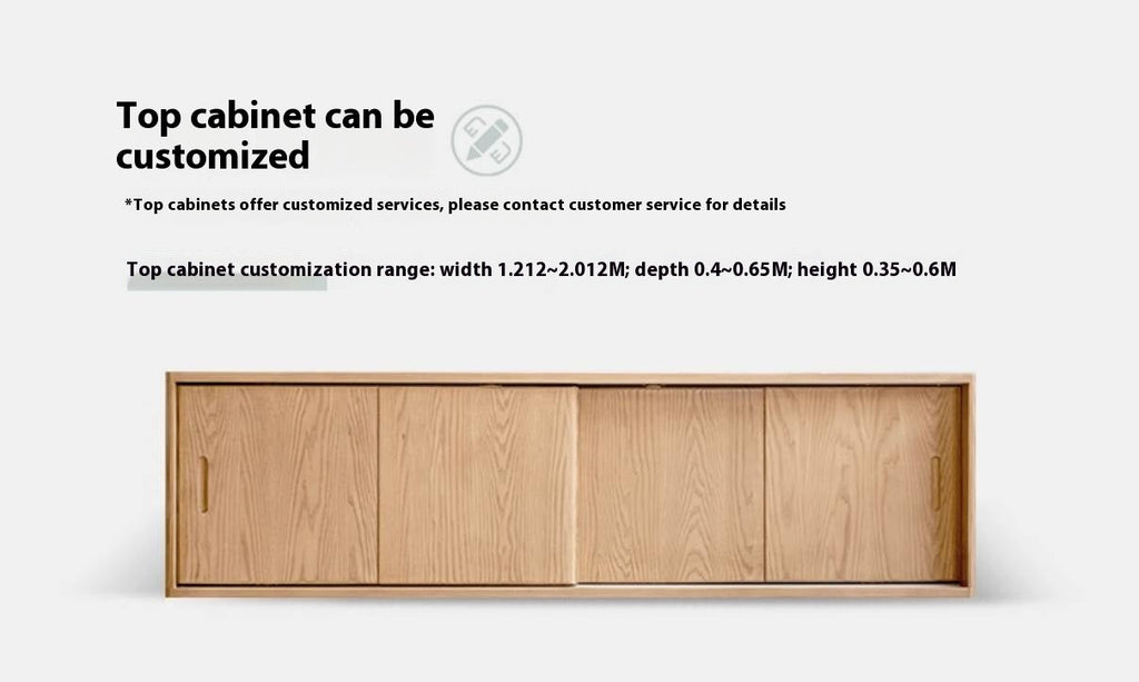 Oak, Ash Solid Wood Wardrobe With Sliding Doors.