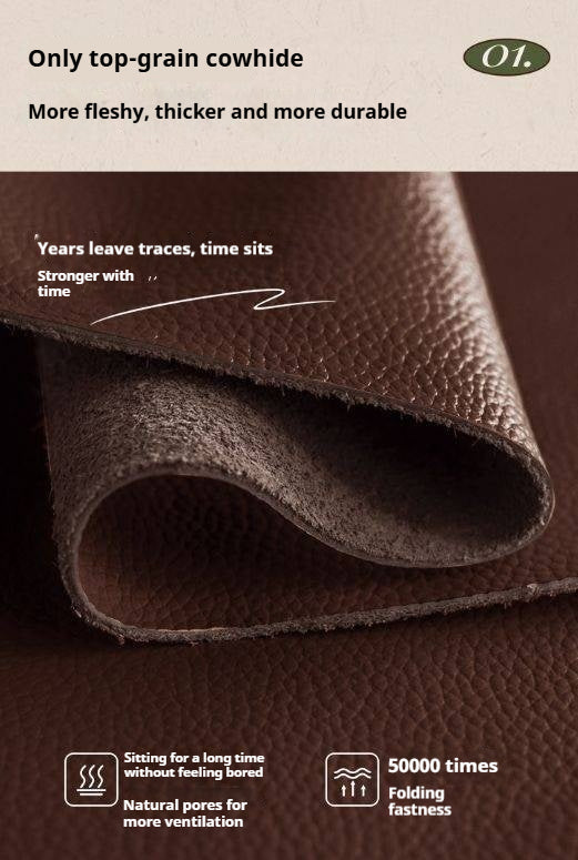 Leather French Retro Sofa