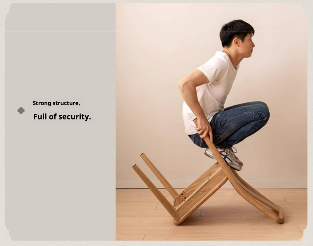 Oak Solid Wood New Chinese Style Dining Chair