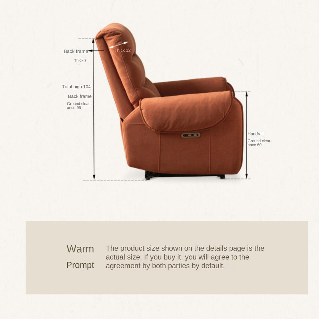 Flannel Electric Sofa Chair Living.