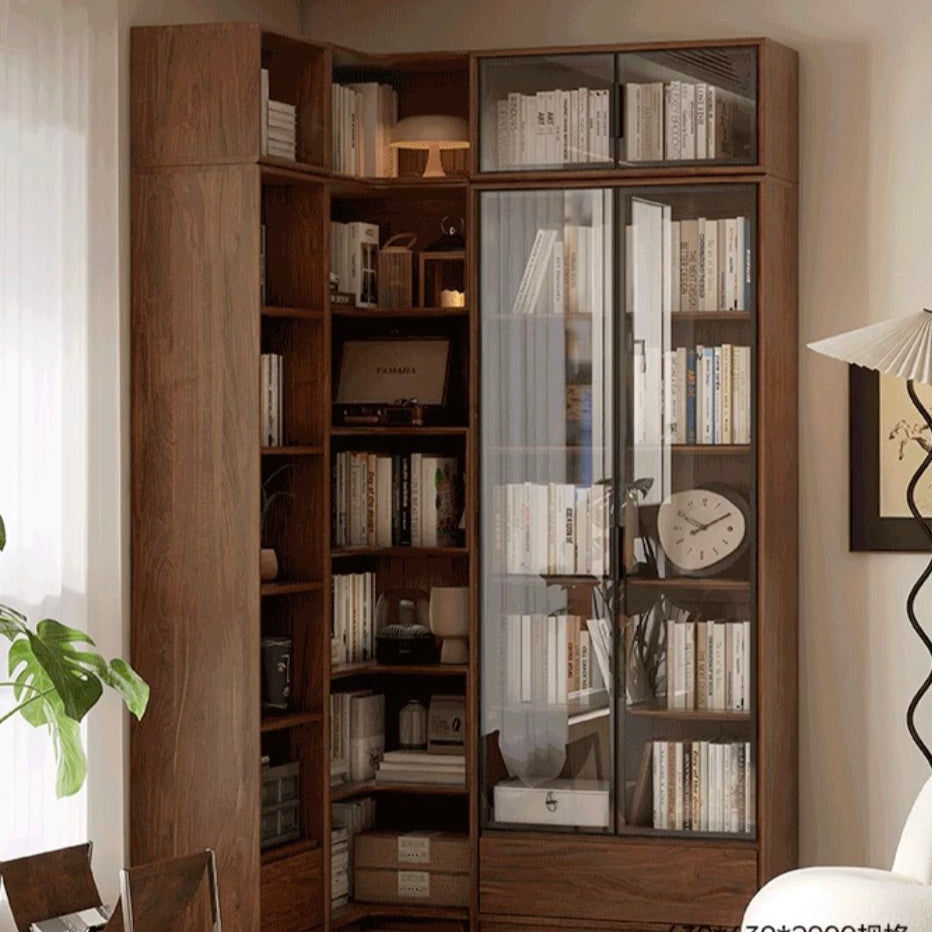 Black Walnut Solid Wood Bookshelf -USA