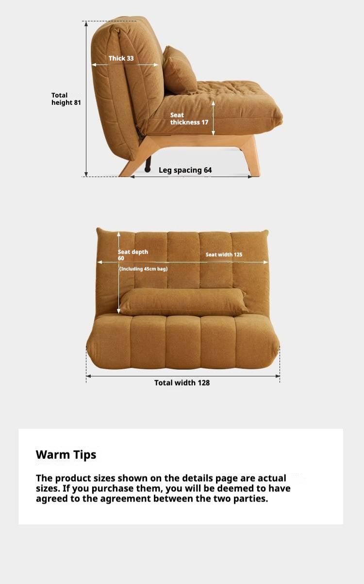 Retro Sitting and Sleeping Sofa