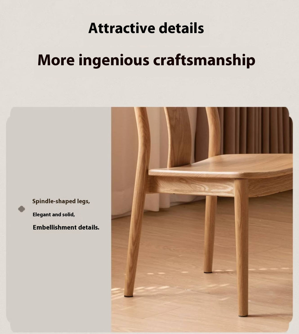 Oak Solid Wood New Chinese Style Dining Chair