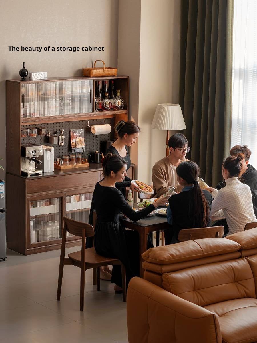 Oak Solid Wood Sideboard Cabinet