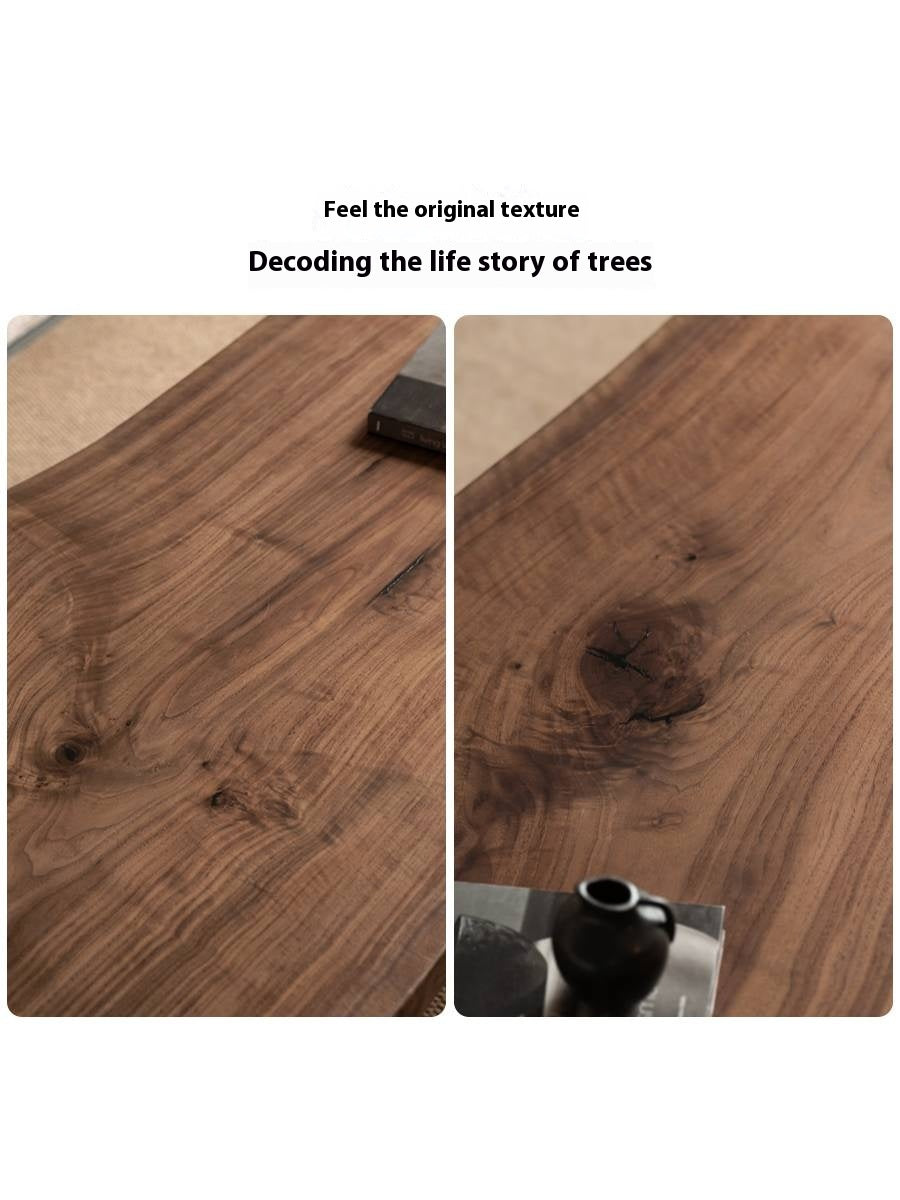 Black Walnut Solid Wood Wabi Sabi Style Coffee Table