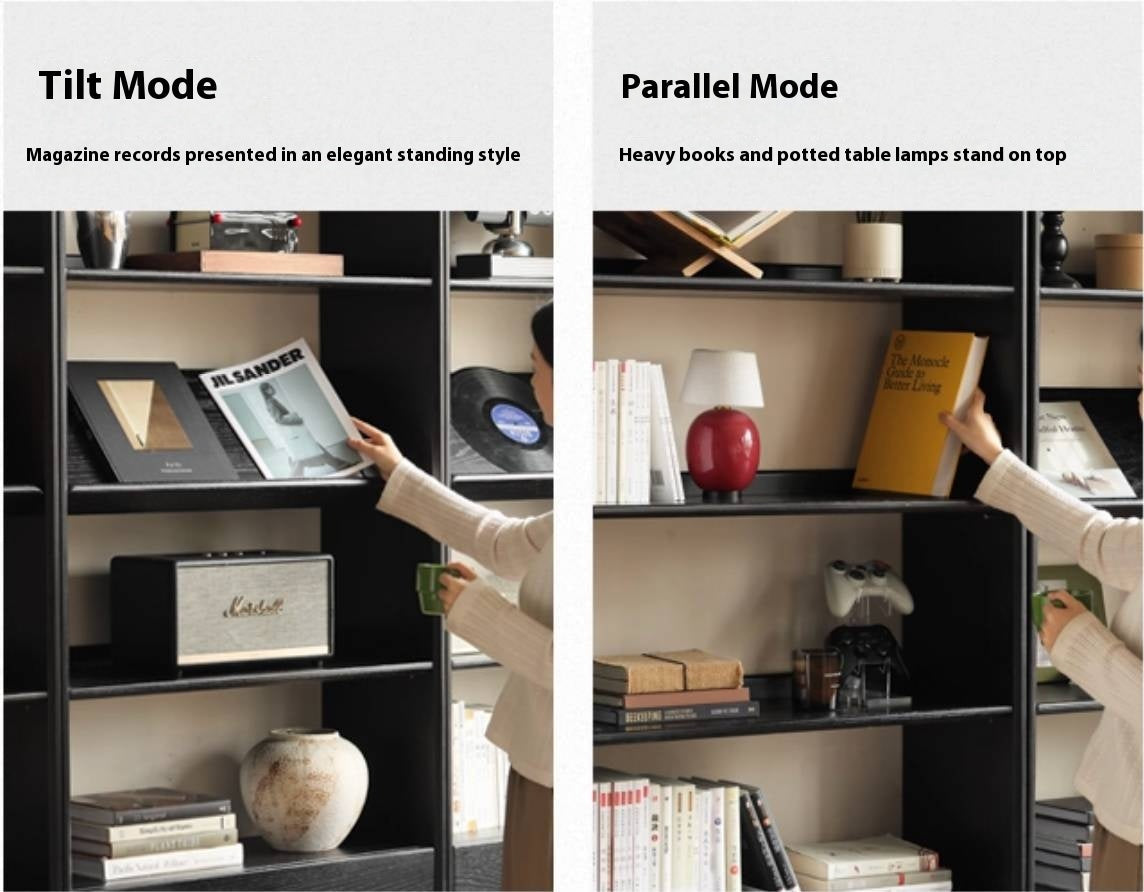 Oak Solid Wood Bauhaus Style Bookcase