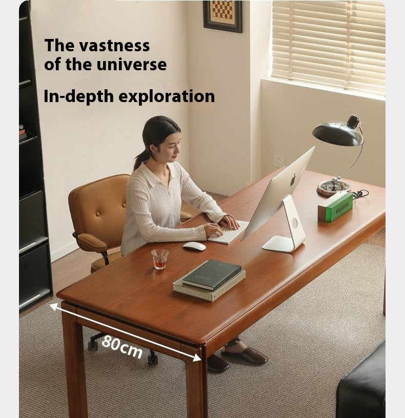 Poplar Solid Wood Antique Style Office Desk