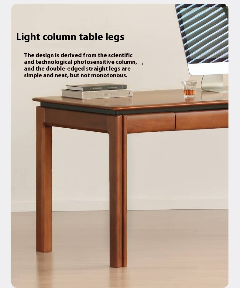 Poplar Solid Wood Antique Style Office Desk