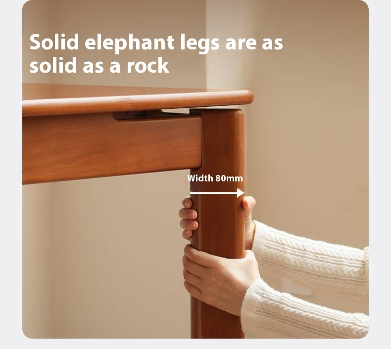 Poplar Solid Wood Antique Style Dining Table