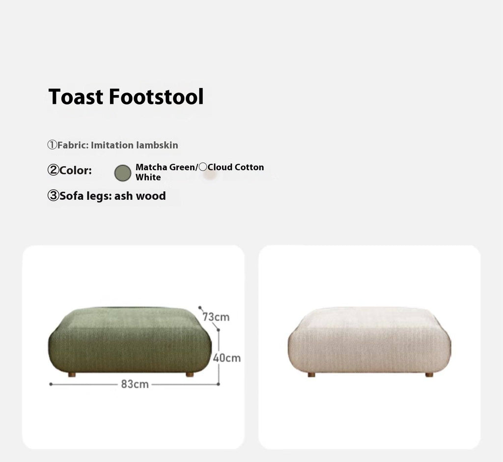 Fabric Soft Footstool Modern And Simple  Footrest-