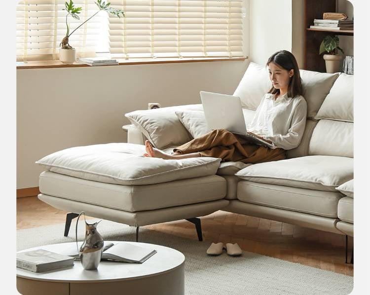 Fabric Soft Footstool Modern And Simple  Footrest-