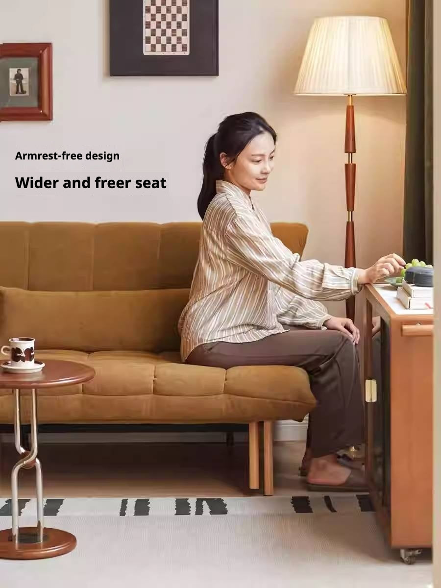 Retro Sitting and Sleeping Sofa