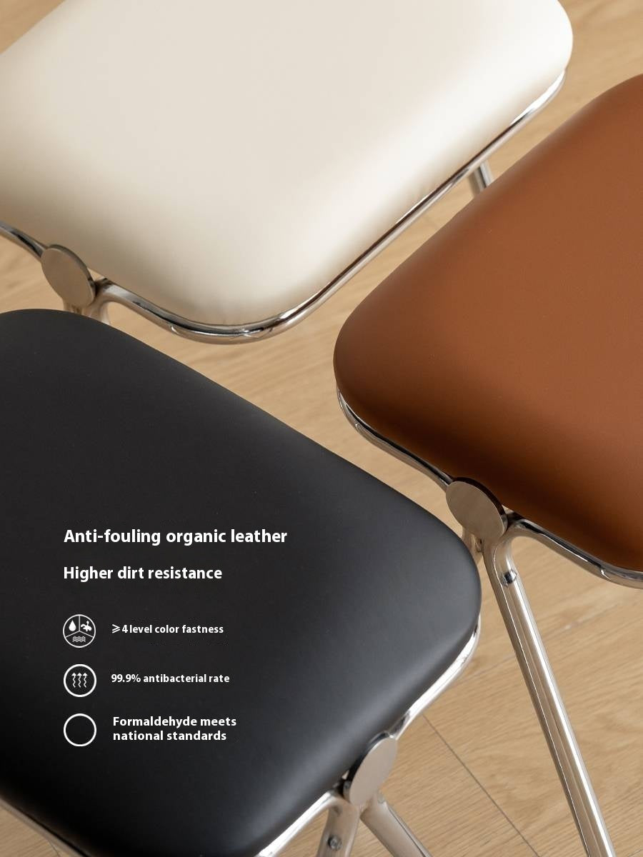 Leather Soft Padded Makeup Stool