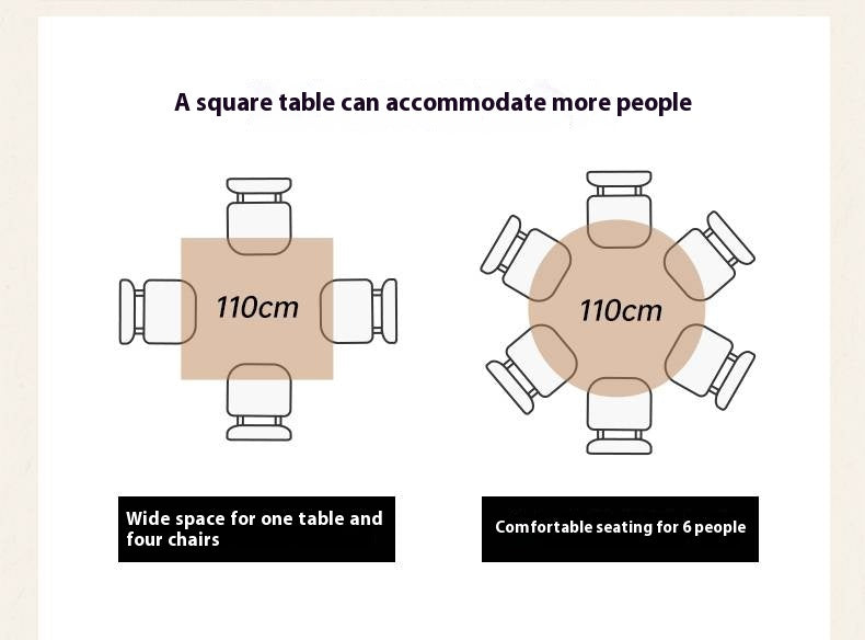 Oak Solid Wood Bauhaus Rock Plate Dining Table