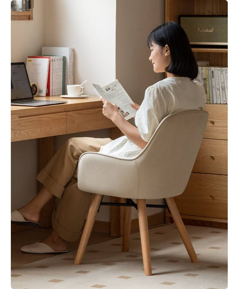 Beech Solid Wood Soft Comfortable Armchair