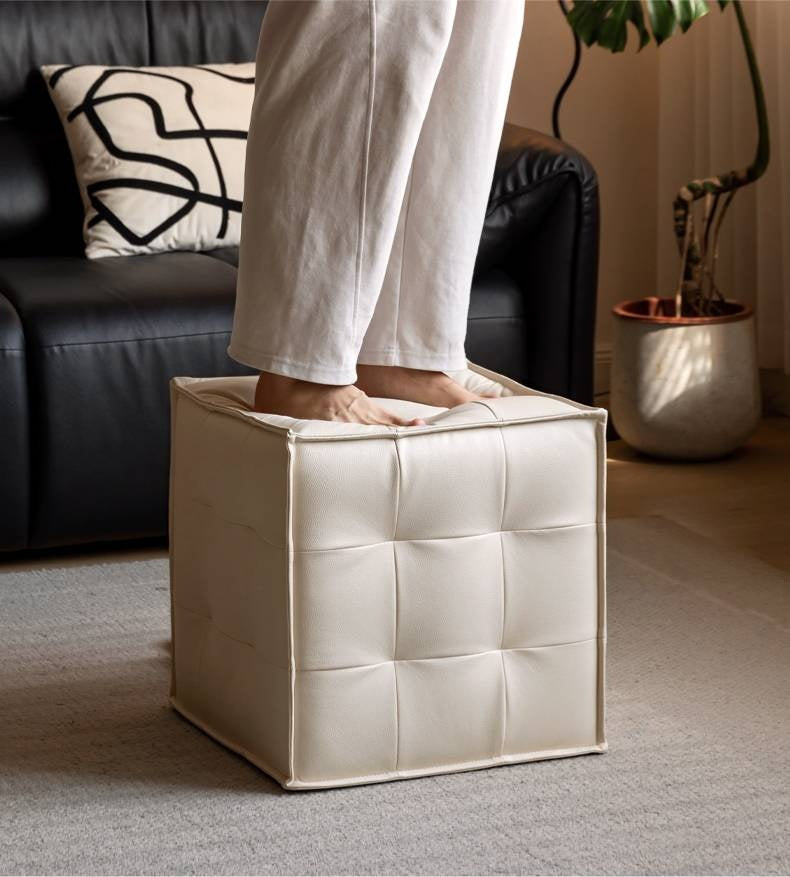 Leather Modern Simple Style Dressing Stool