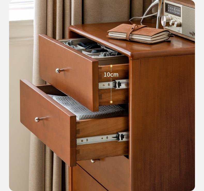 Poplar Solid Wood Ancient Style Wall Drawer Cabinet