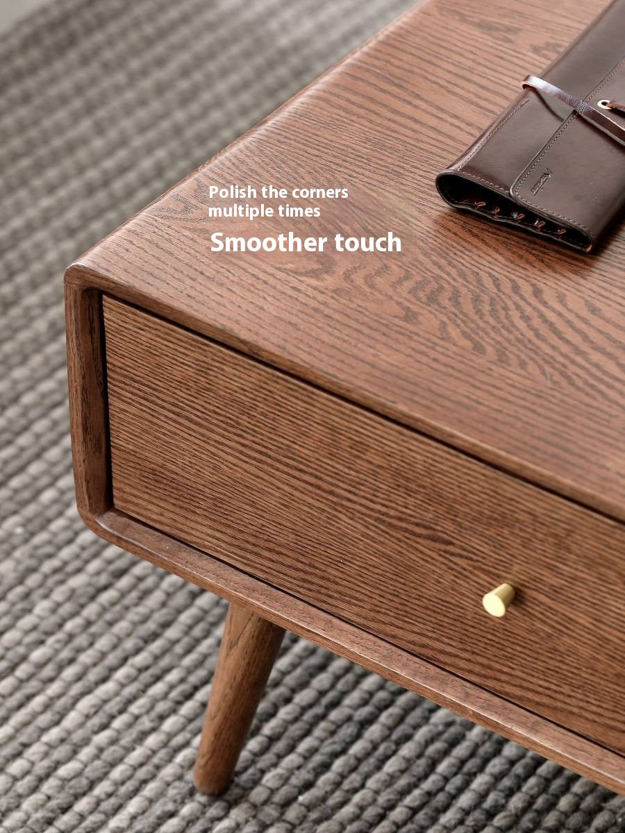 Oak Solid Wood Nordic Modern Style Coffee Table