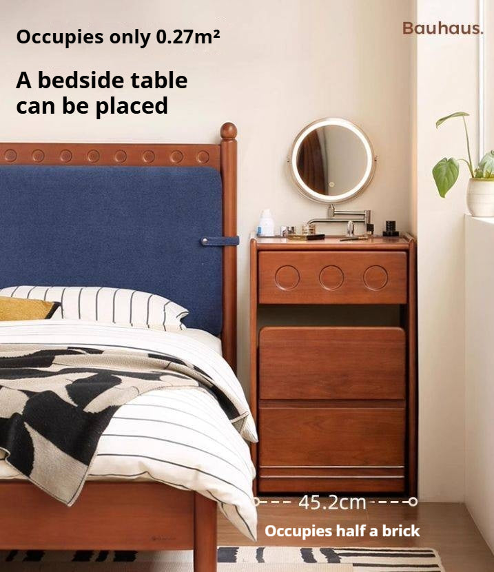 Poplar Solid Wood Classic Vintage Makeup Table