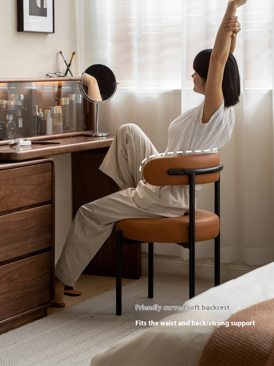 Fabric, Leather Bauhaus Style Chair