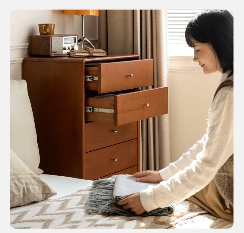 Poplar Solid Wood Ancient Style Wall Drawer Cabinet