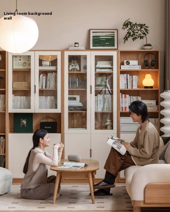 Oak Solid Wood Bookcase Storage Style Floor High