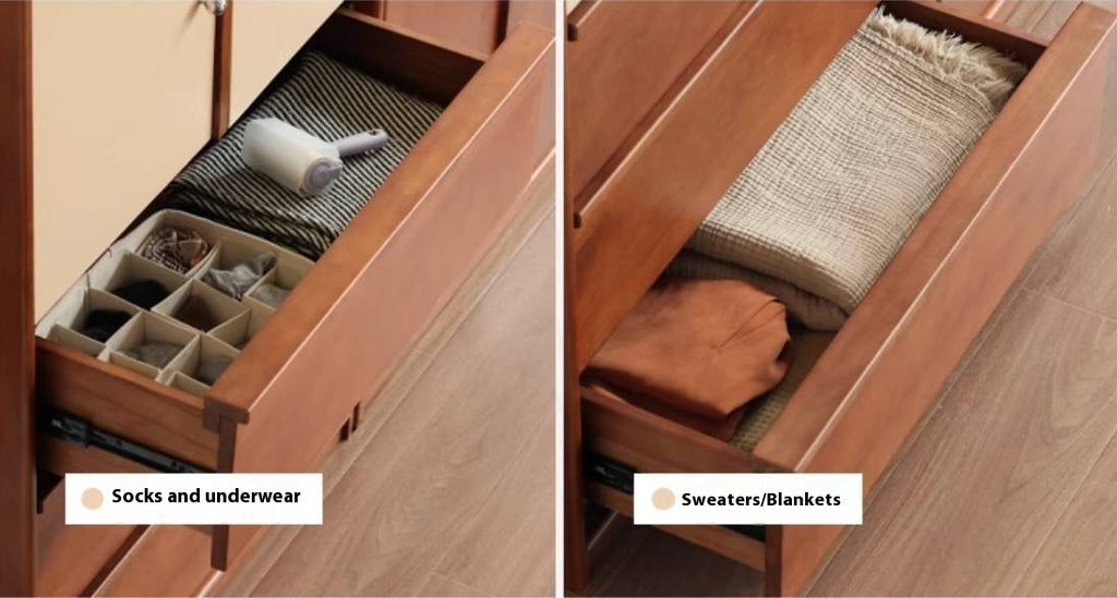 Oak Solid Wood Antique Style Wardrobe.